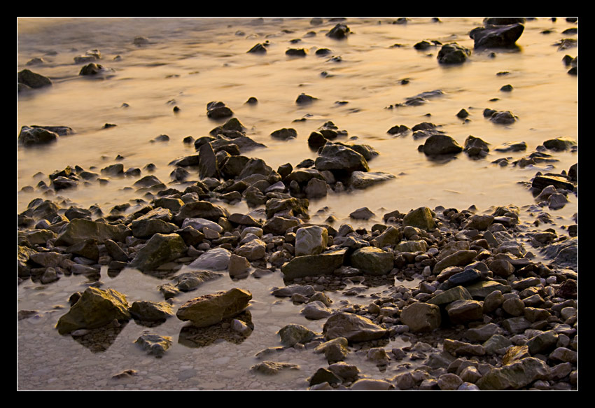 Steine im Wasser