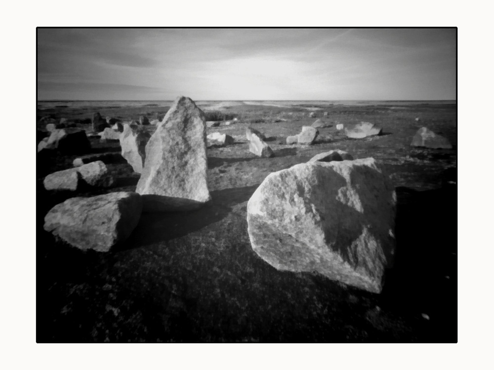 Steine im Wattenmeer bei Keitum / Sylt