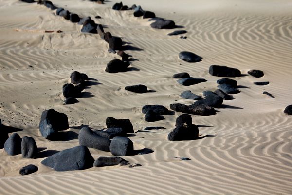 Steine - manchmal liegen sie nicht auf deinem Weg, sondern bilden den Weg!