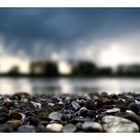 steine, muscheln, wasser, land, ...