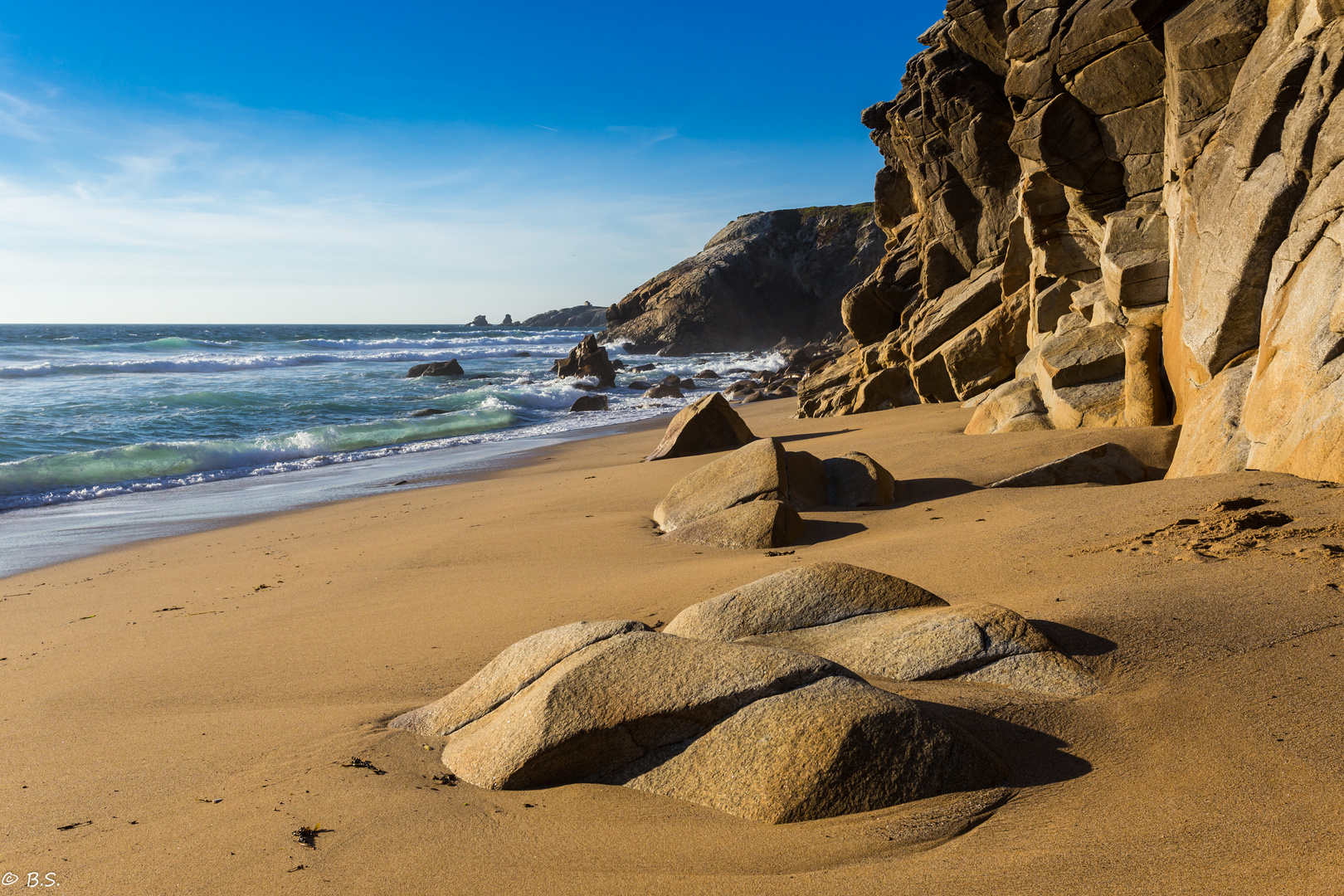 Steine, Sand und Meer