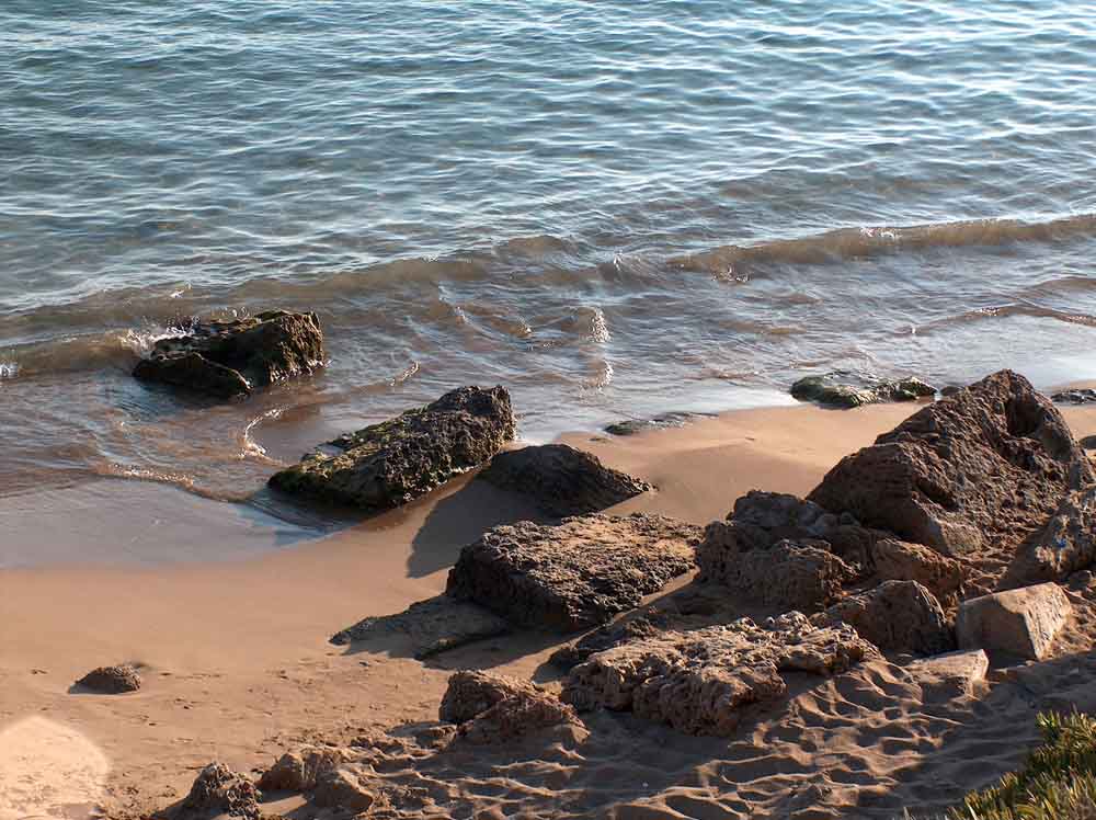 Steine, Strand, Wasser