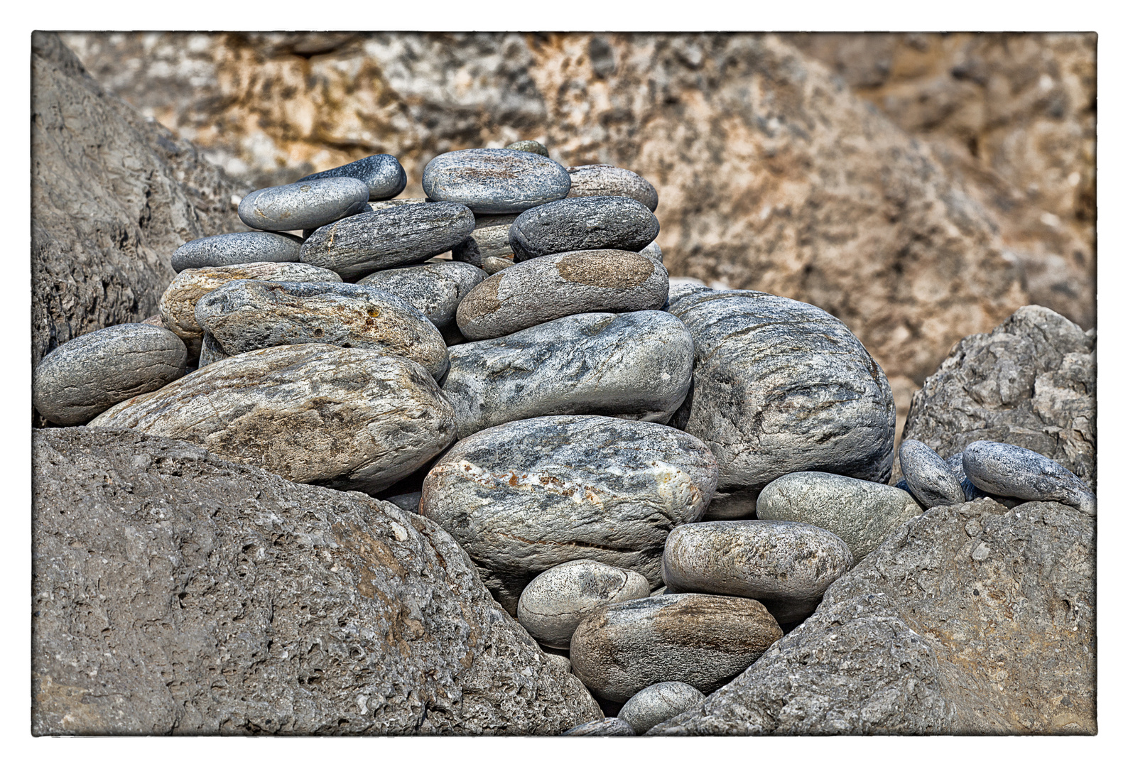 Steine und Felsen in Sougia