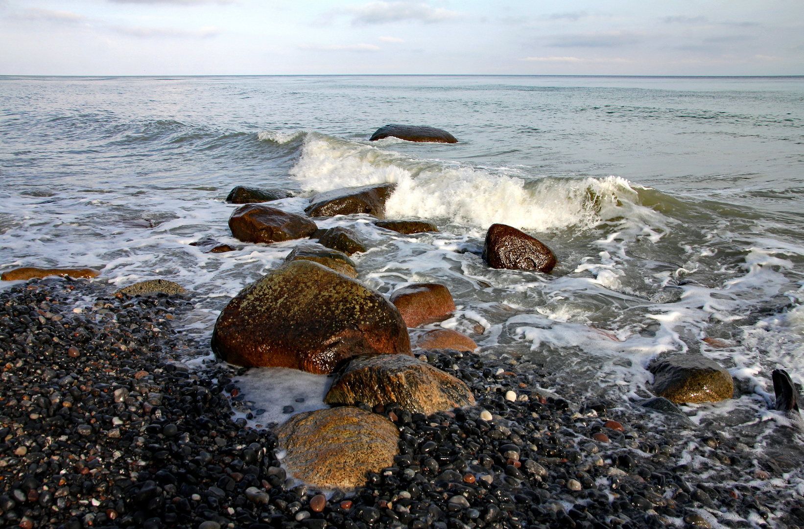 Steine und Meer