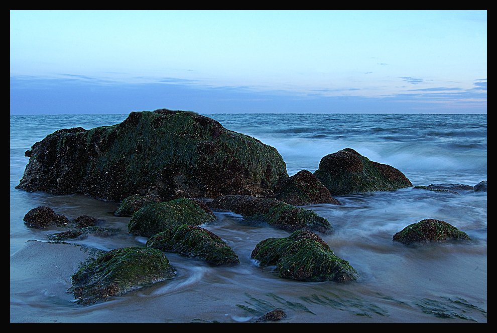 Steine und Meer