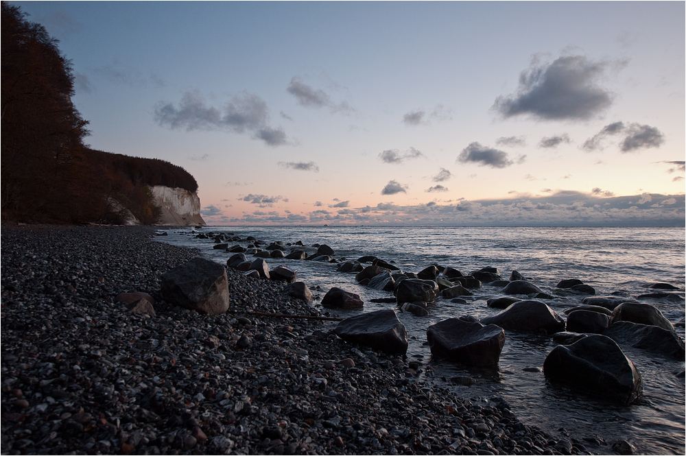 Steine und Meer