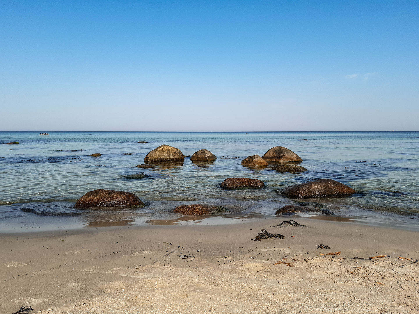 Steine und Meer