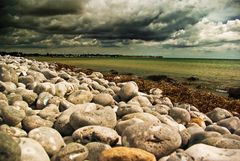 Steine, Wolken und Wasser