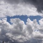 Steinenstadt - Wolken über der Siedlung im Stein