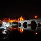 Steinerne Brücke bei Nacht