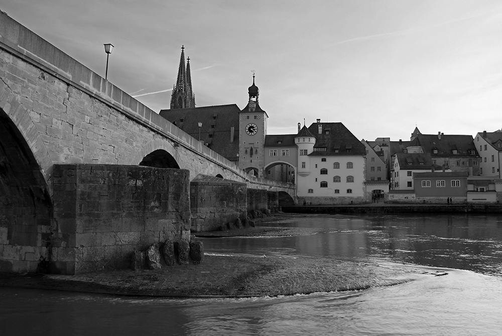 Steinerne Brücke - Black&White