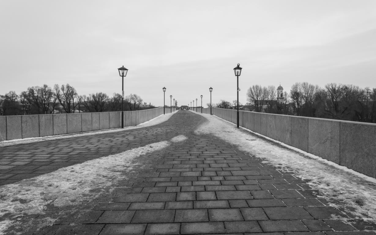 Steinerne Brücke in Lockdown-Zeiten