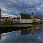 Steinerne Brücke mit Salzstadel Regensburg