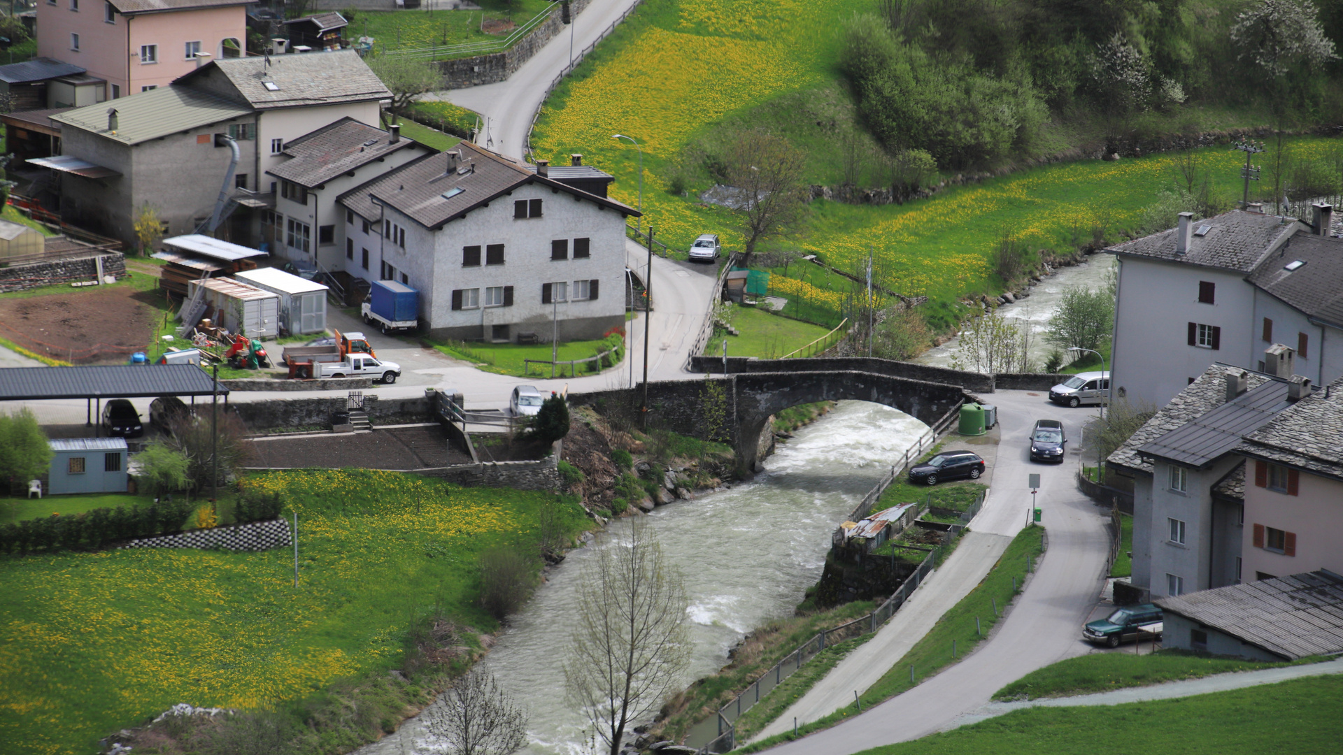 Steinerne Brücke über den Poschiavino