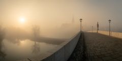 Steinerne Brücke und Dom zu Regensburg