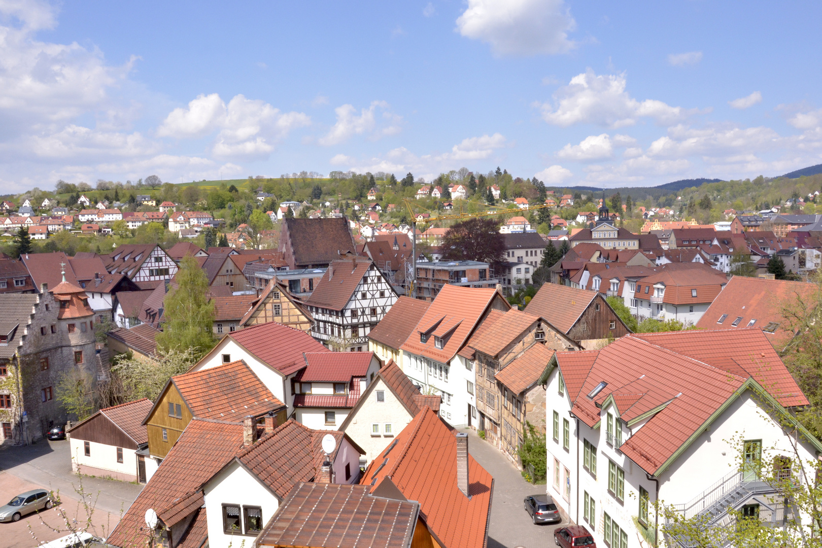 Steinerne Kemenaten und Fachwerk in Schmalkalden