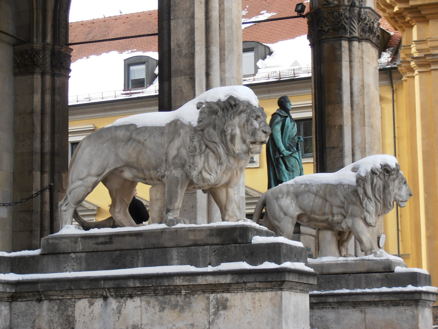 Steinerne Löwen, Feldherrnhalle München