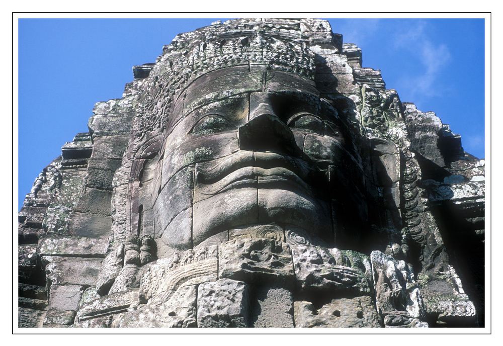 Steinfigur im Bayon