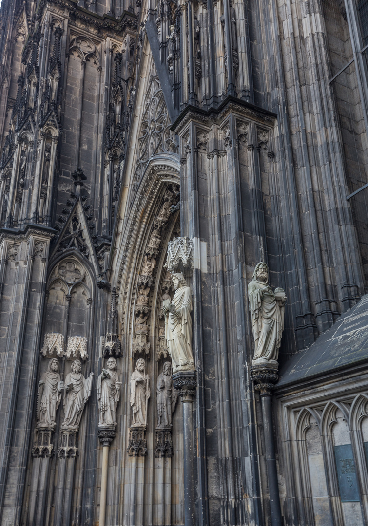 Steinfigurenkabinett am Kölner Dom