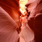 Steinformationen im Antelope Canyon