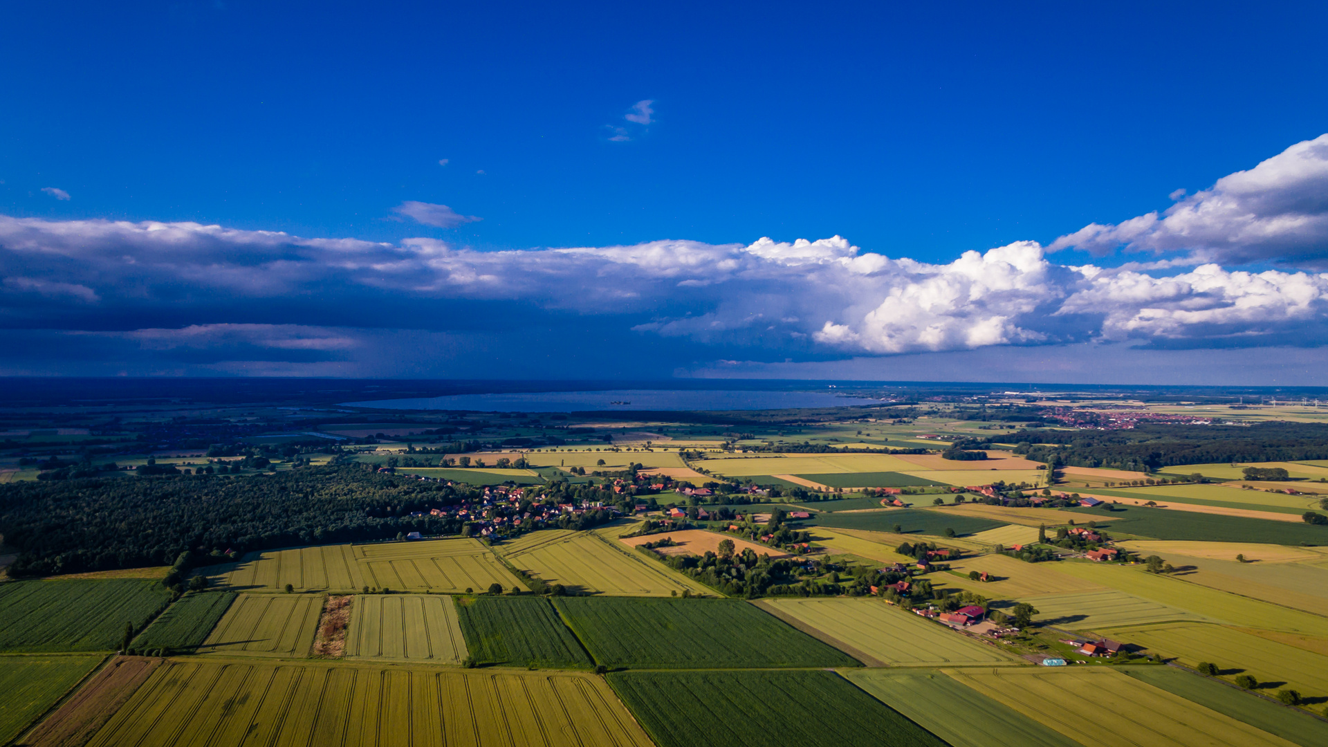 Steinhuder Meer aus der Luft HDR