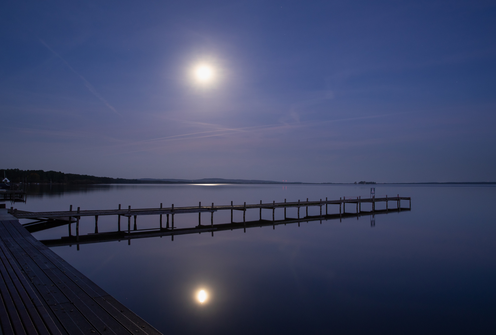 Steinhuder Meer zur blauen Stunde