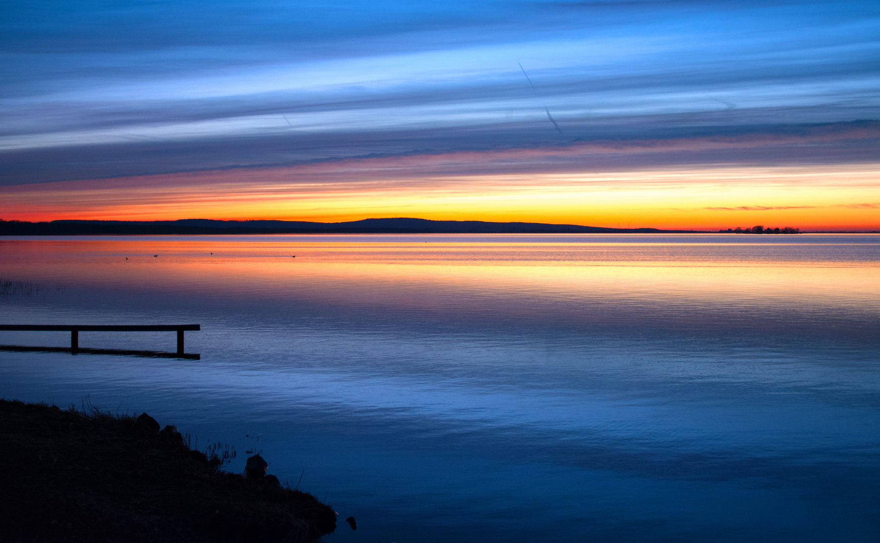 Steinhuder Meer...ein farbenprächtiger Sonnenuntergang****