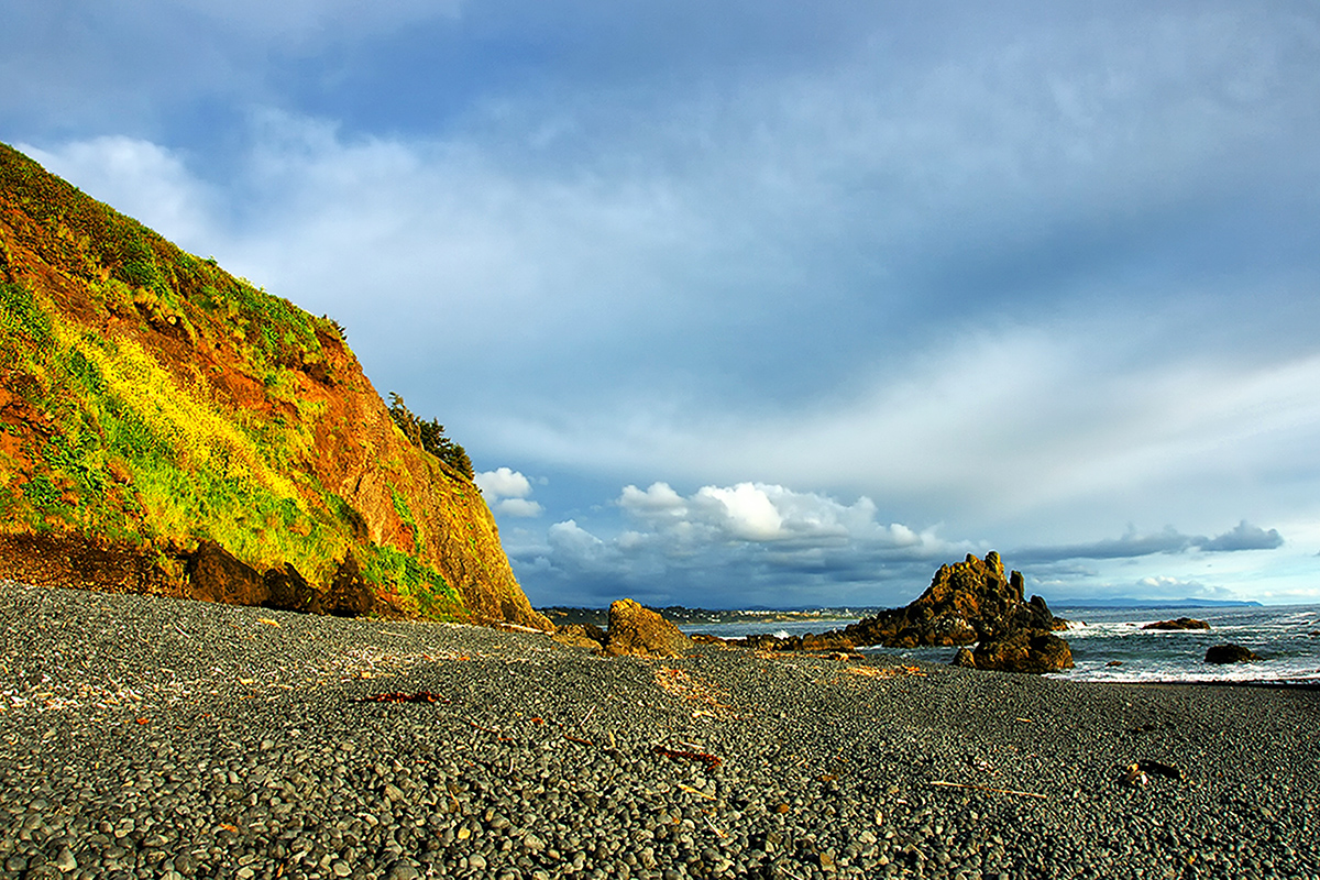 Steiniger Strand