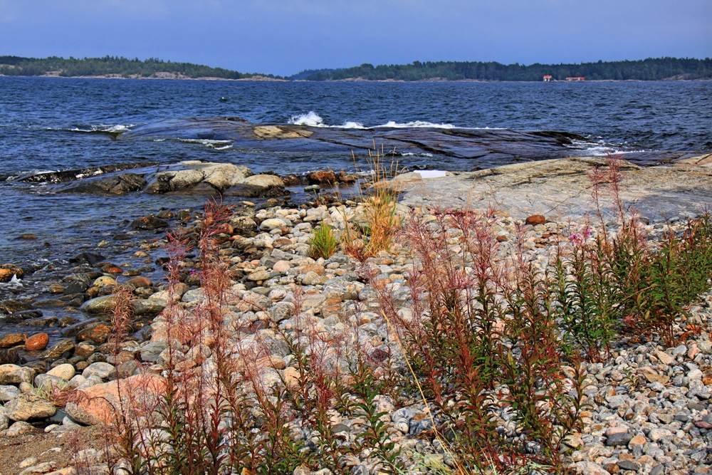 Steiniger Strand