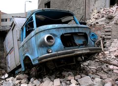 Steiniger Weg für den betagten Barkas