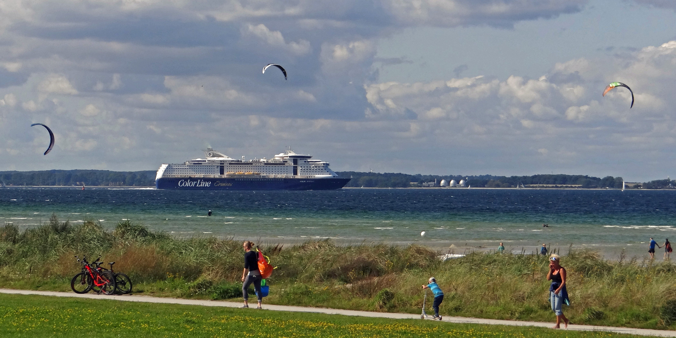 steiniges Strandleben