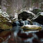 Steinklamm Spiegelau im Winter