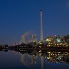 Steinkohlekraftwerk Herne bei Nacht