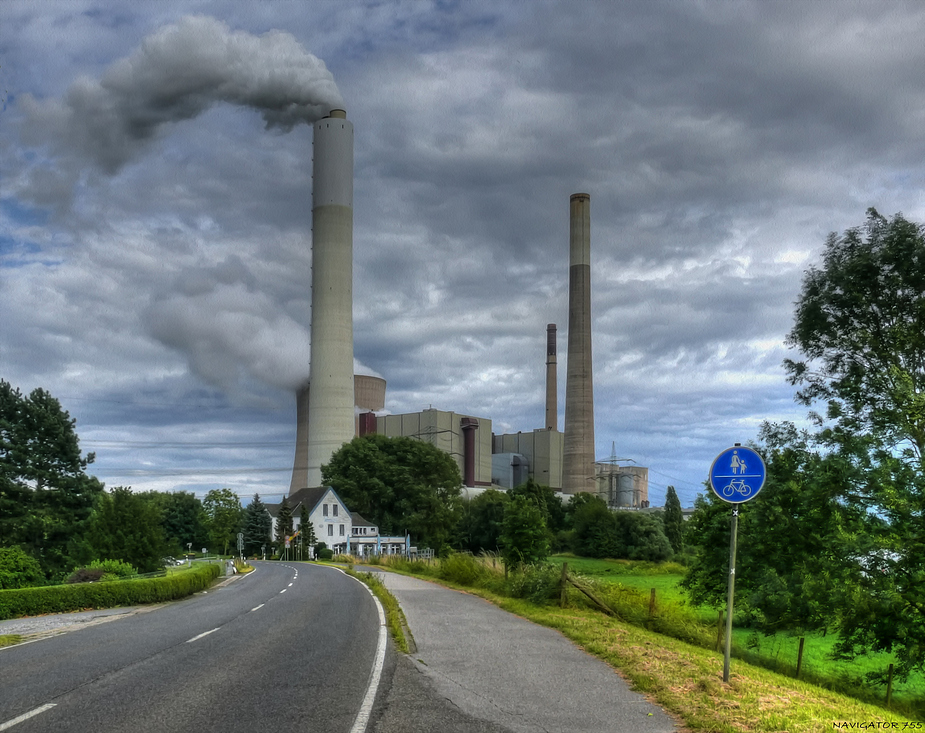 Steinkohlekraftwerk Voerde.  (HDR)