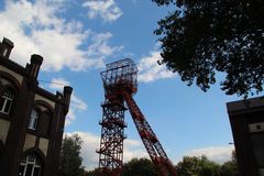 Steinkohlen Zeche Bonifacius in Essen / Kray - Grenze- an Gelsenkirchen Rotthausen