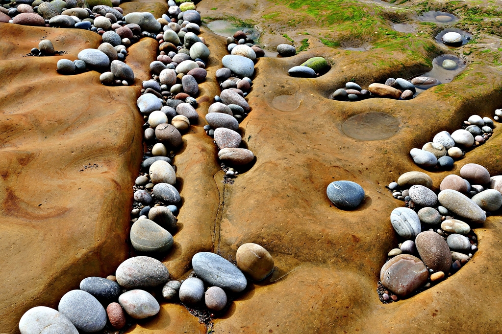 Steinkunst am Moray Coast Trail - Schottland