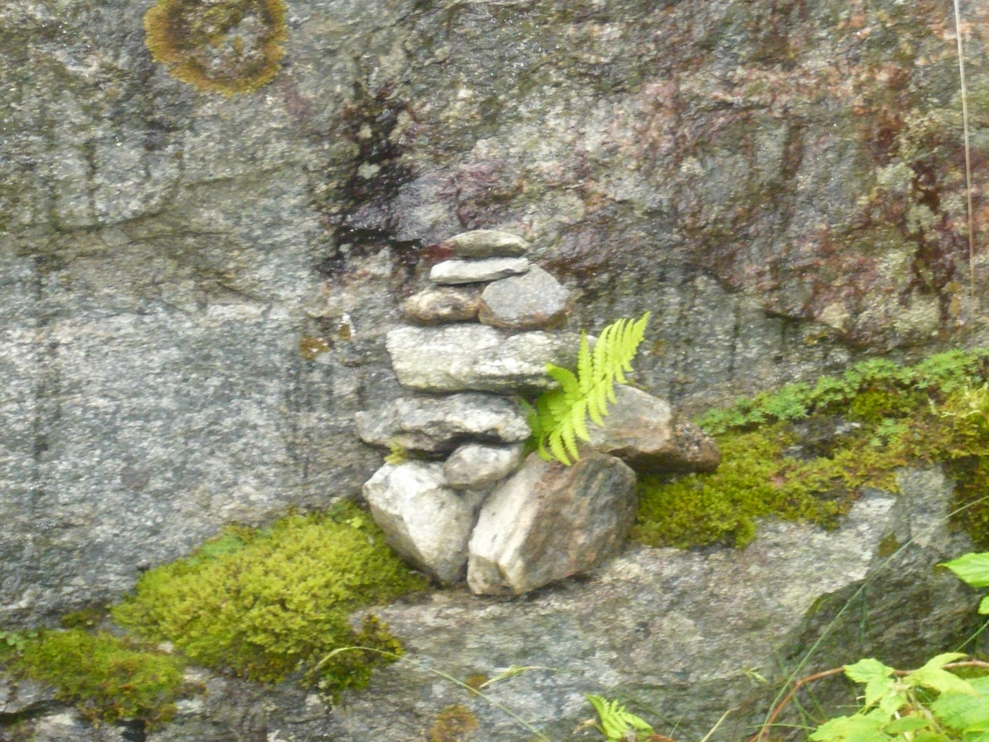 Steinmänchen in der Freie Naturlandschaft in Norwegen 