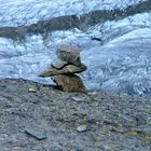 Steinmännchen am Aletschgletscher