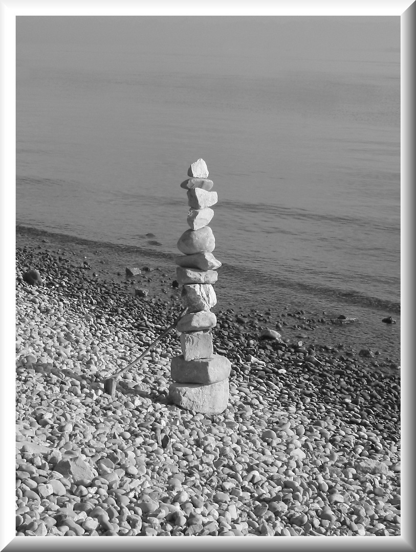 Steinmännchen am Bodensee