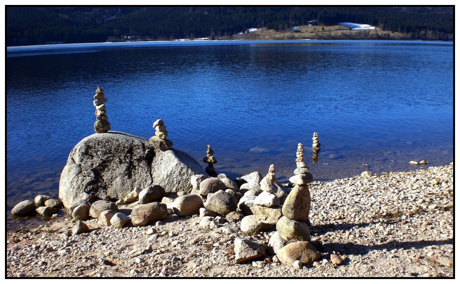 Steinmännchen am Schluchsee