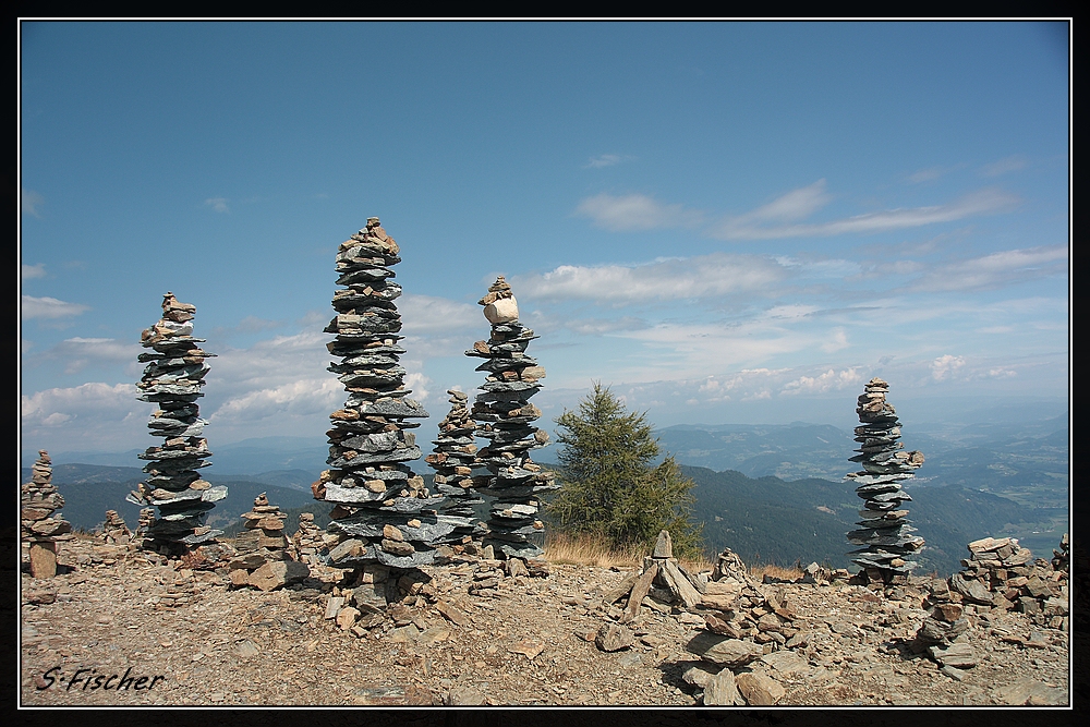 Steinmännchen auf der Gerlitzen