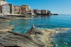 "Steinmännchen" in Erbalunga auf dem Cap Corse