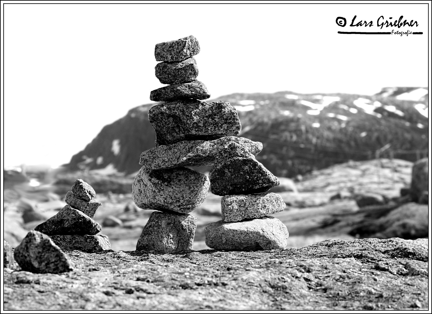 Steinmännchen in Norwegen