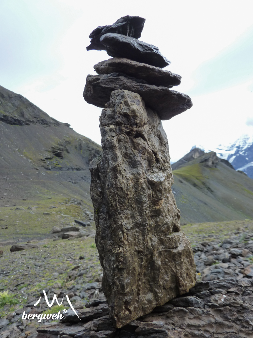 Steinmännchen in unseren Alpen