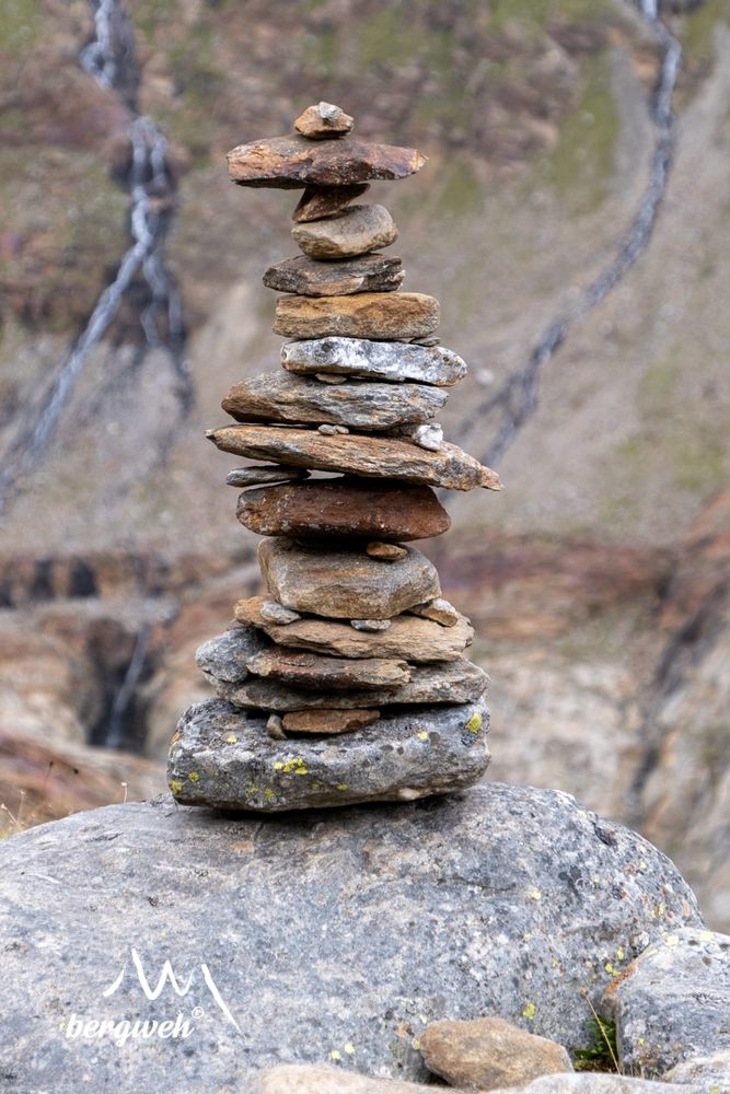 Steinmännchen in unseren Alpen