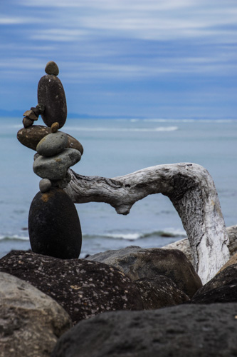 Steinmännchnen am Meer 