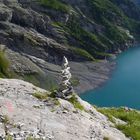 Steinmandli am Oeschinensee