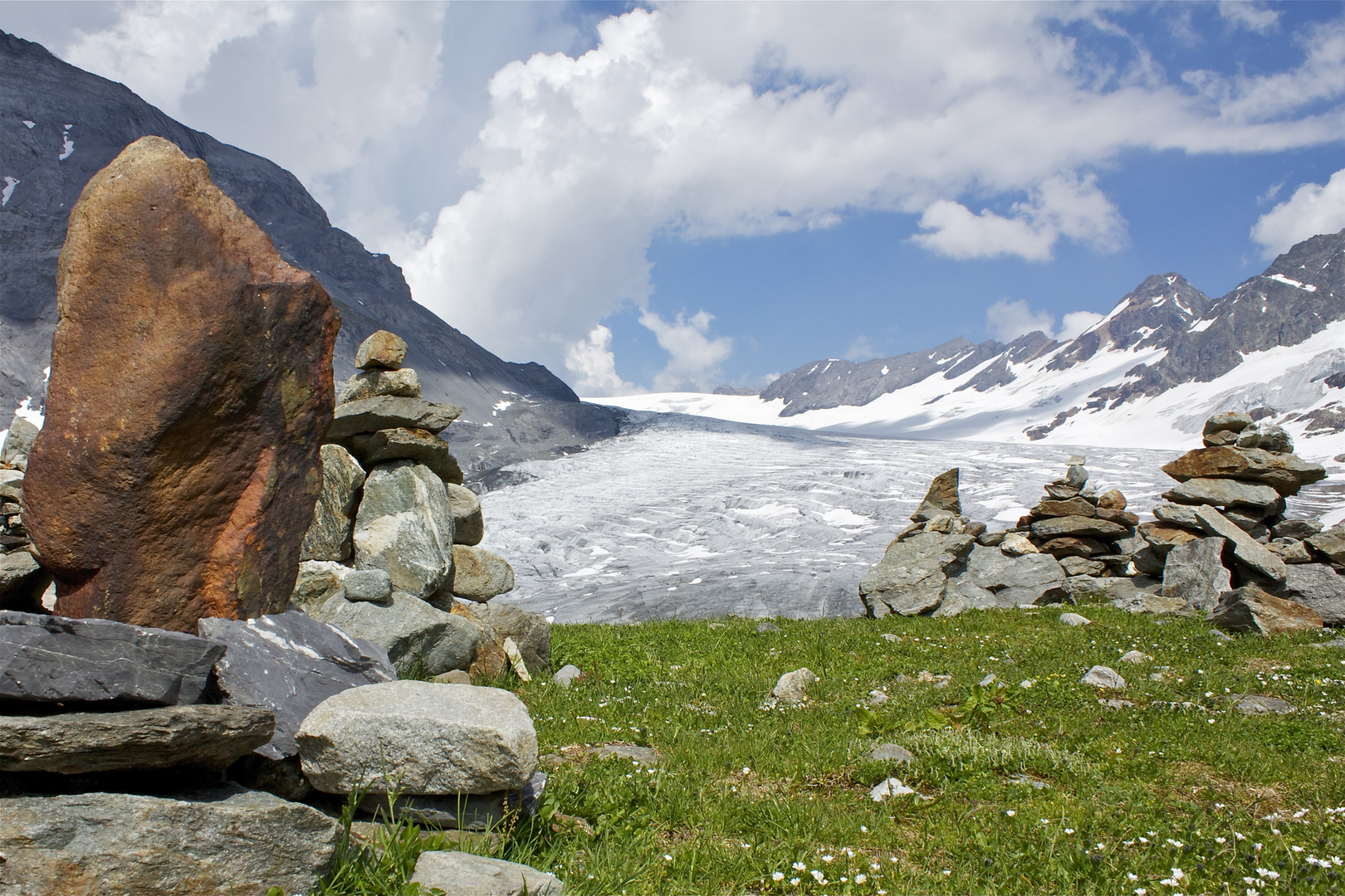 Steinmandli , Hüfigletscher, Maderanertal