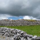 Steinmauer auf dem Burren County Clare Irland