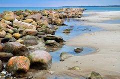 Steinmole an der Ostsee